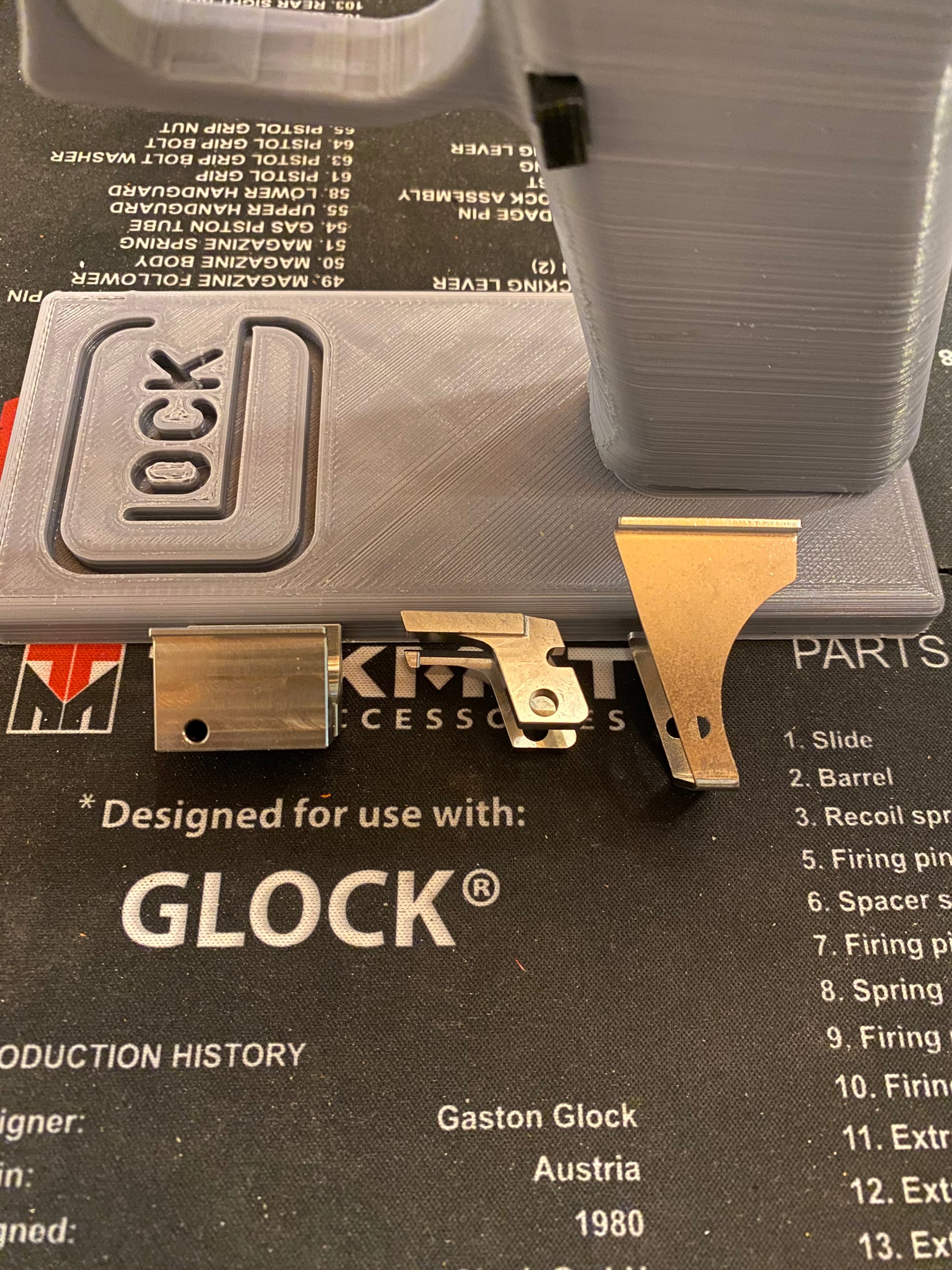 FMDA Glock 17 Rail Set w/ Locking Block